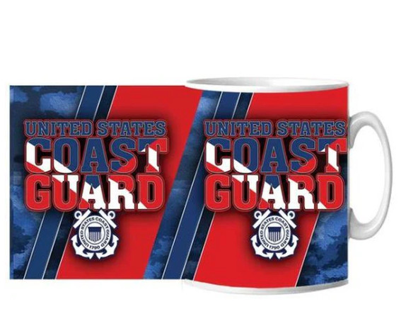US COAST GUARD CERAMIC MUG 15 OZ