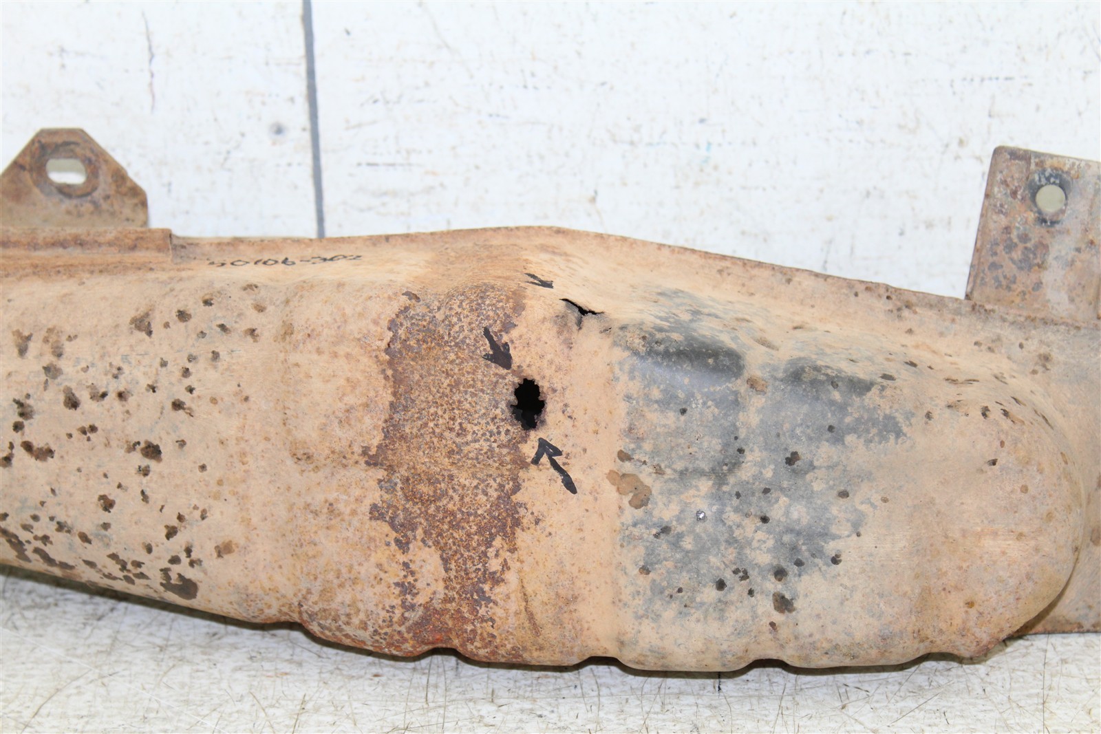 1992 Yamaha Timberwolf 250 2x4 Exhaust Silencer Muffler 50106