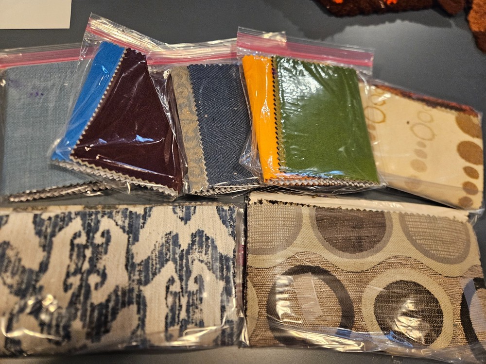 Upholstery Fabric Samples by the Pound