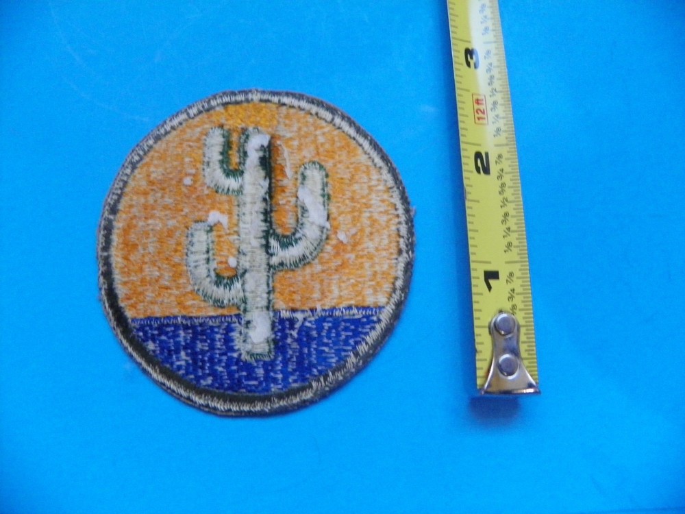 WWII ORIGINAL 103 INFANTRY DIVISION UNIT PATCH-NO GLOW