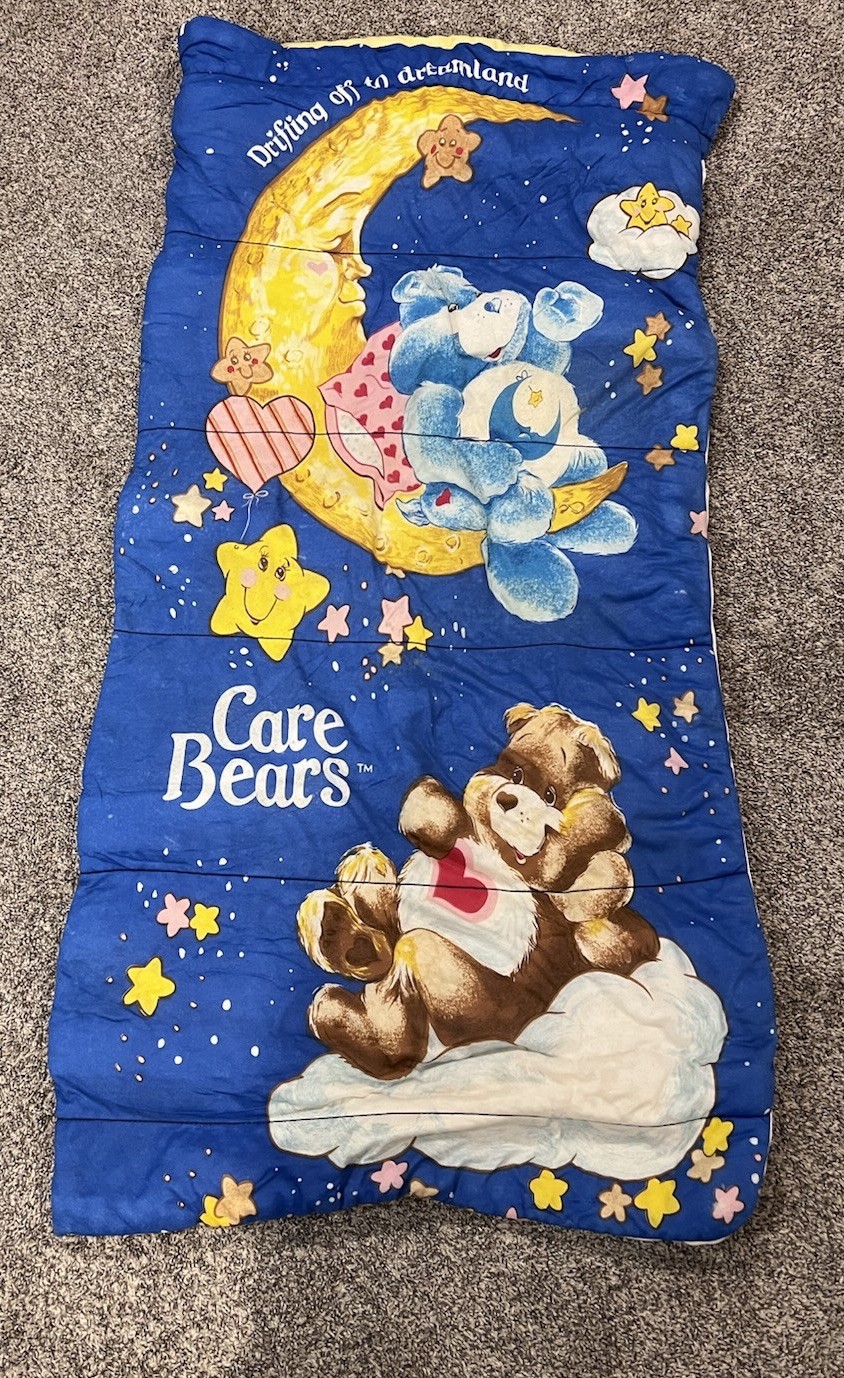 Vintage Care Bears Sleeping Bag 1984