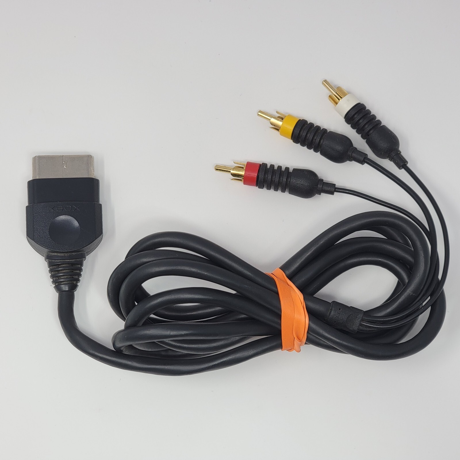 Original Xbox OEM Authentic RCA AV Audio Video Cables Cord TESTED