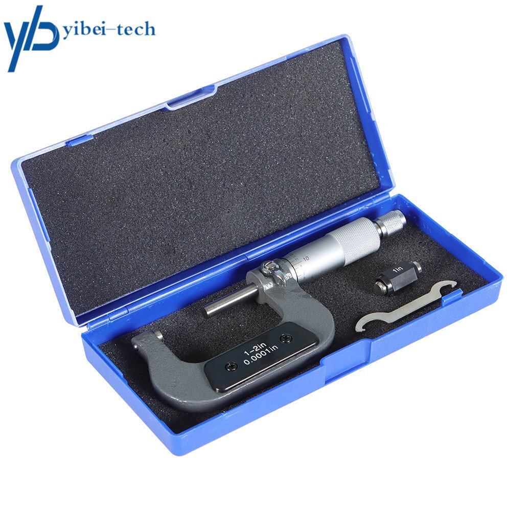 1 - 2 INCH BLADE OUTSIDE MICROMETER 0.0001" HiGH PRECISION