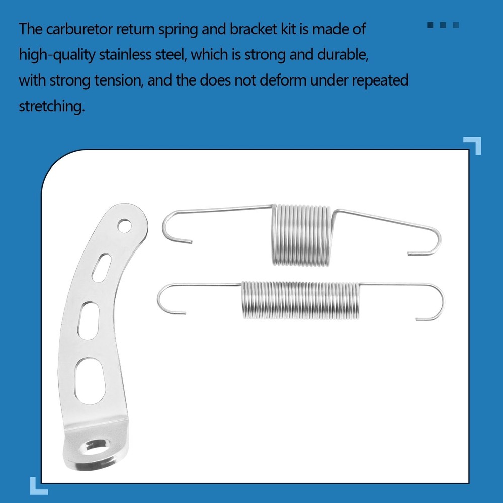 Carburetor Throttle Return Spring & Bracket Kit for 5-1/8 Carb Throttle Systems