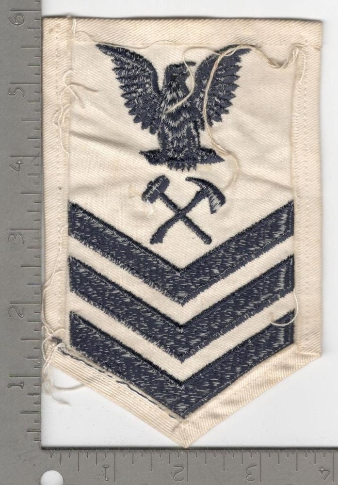 US Navy 1st Class Damage Controlman Rate Patch Inv# N1625