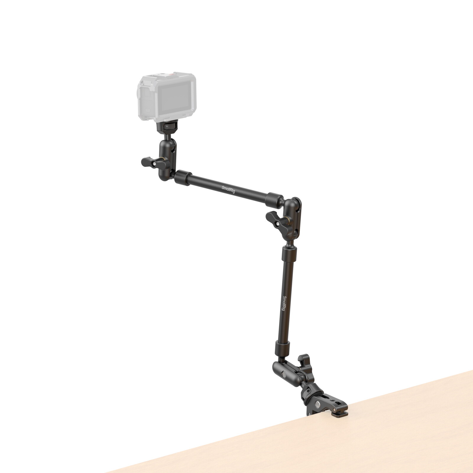 SmallRig 22" Magic Arm w Clamp, Overhead Phone Mount, Flexible Desk Camera Mount