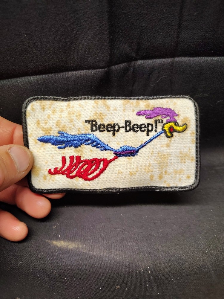Vintage Mopar Roadrunner Patch Beep Beep 1970