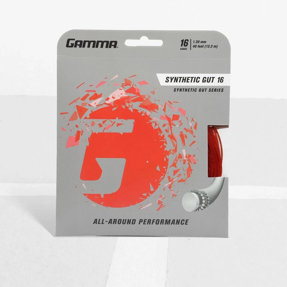 Gamma Synthetic Gut Tennis String, Control & Durability
