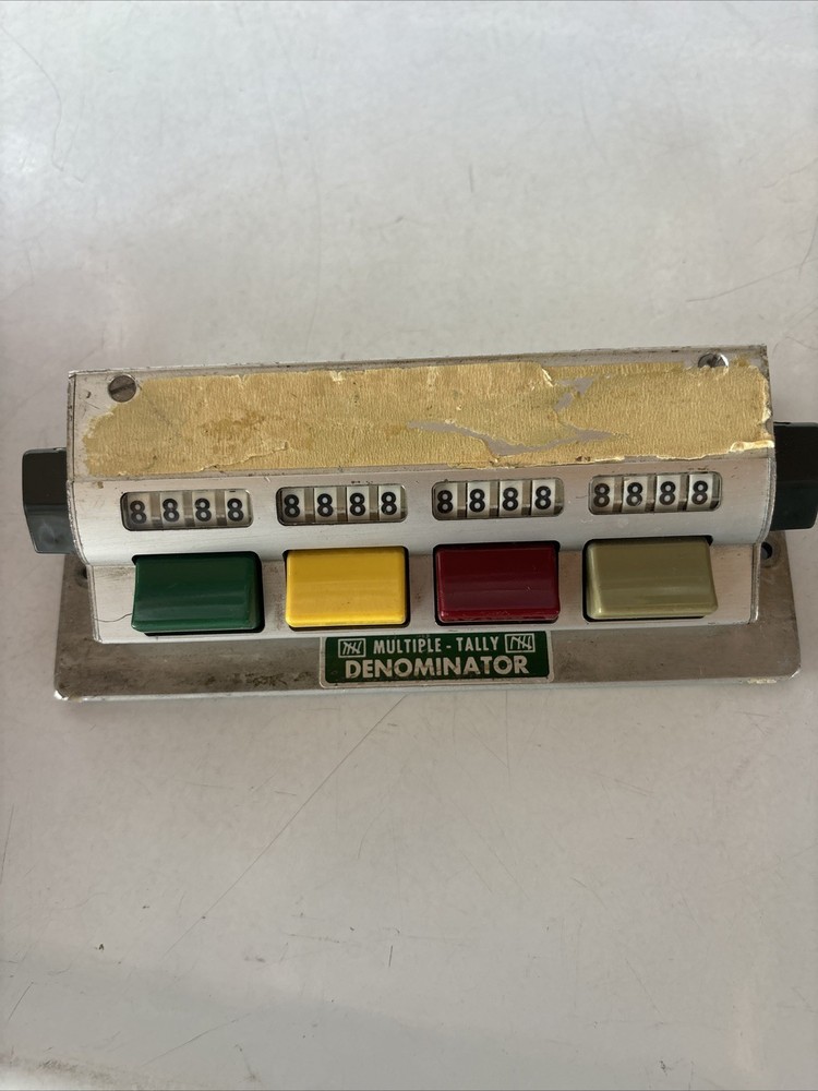 4 Counting Units Multiple Unit Tally Counters