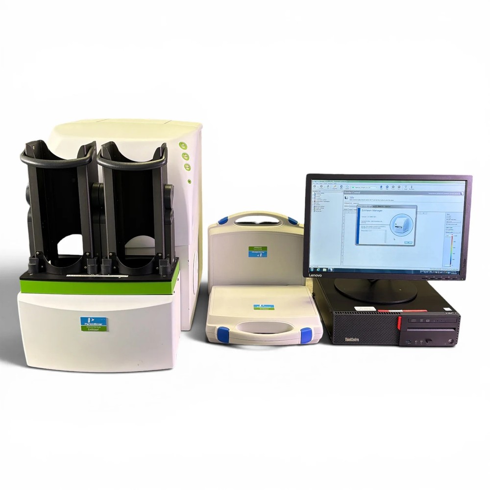 PerkinElmer EnVision 2105-0010 Plate Reader Dual Detector w/ Stacker & Software