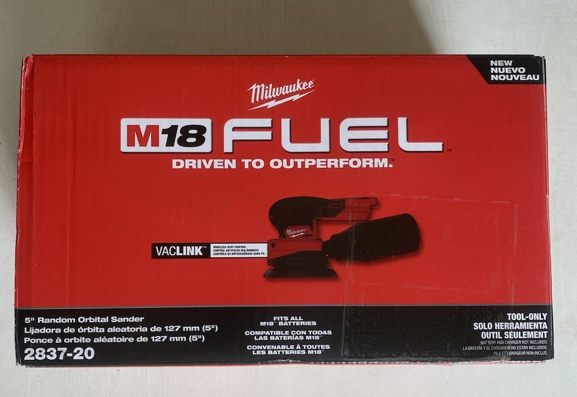 MILWAUKEE M18 FUEL 5” RANDOM ORBIT SANDER 2837-20