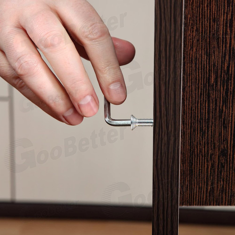 455Pcs Stainless Steel Flat Countersunk Head Hex Socket Cap Screw Bolt Nut SAE