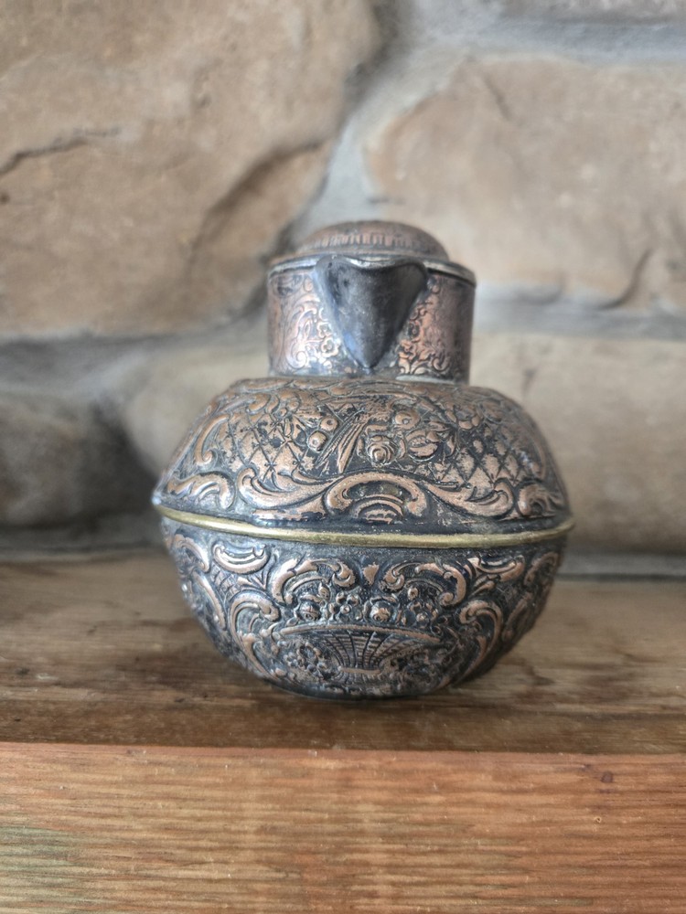 Vintage E G Webster And Son Repousse Teapot