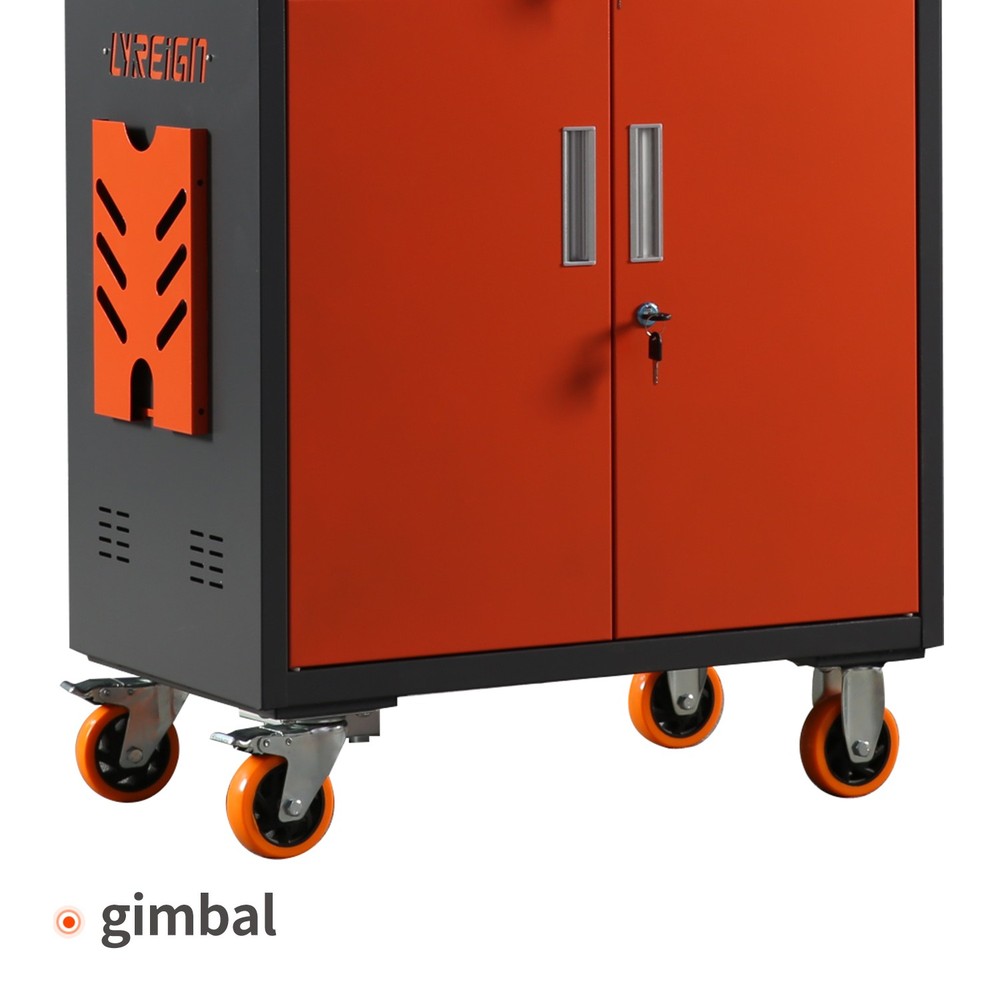 Industrial PC Cabinet Movable Computer Cabinet Deep Tool Cabinet for Workshop