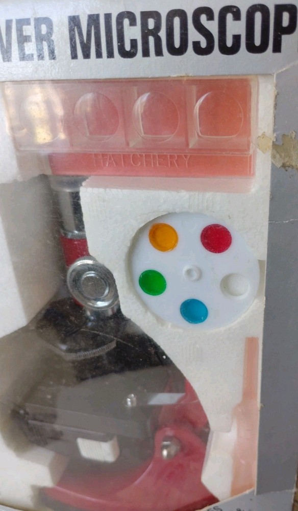 Science Toy - Tasco 750x Microscope set w/ OG Packaging