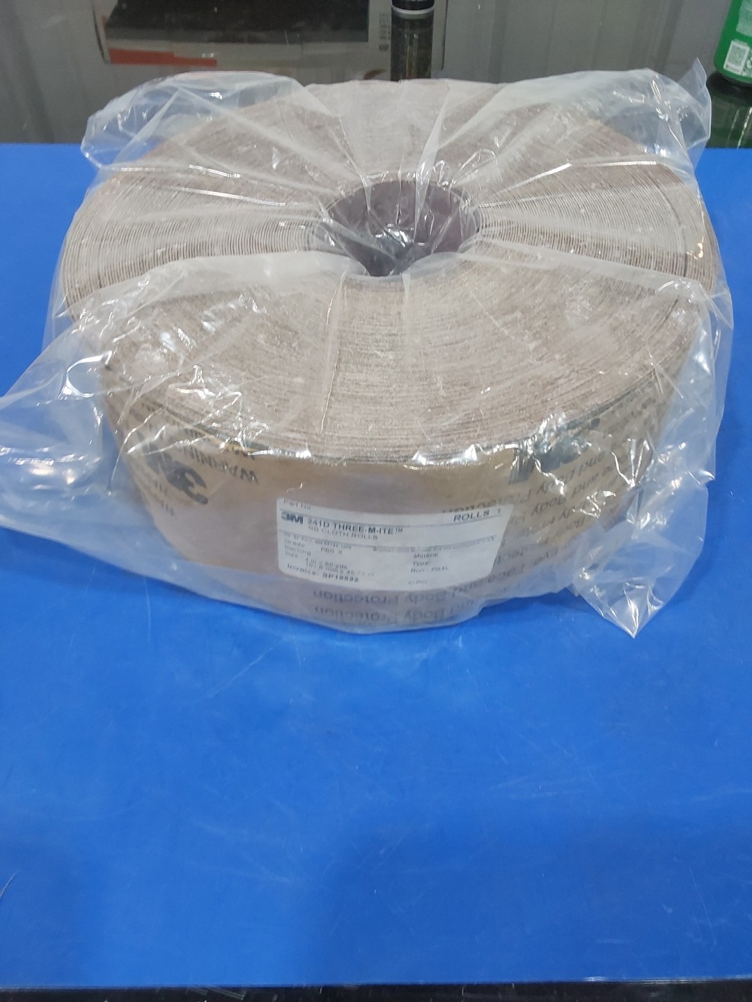 New 3M 241D THREE-M-ITE 4" x 50 Yds P60 X Grit Sanding Cloth Utility Shop Roll