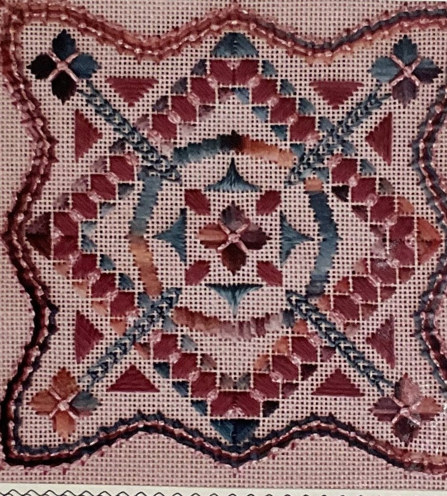 Versailles Needlepoint Pattern - Rainbow Gallery - Vintage 1994