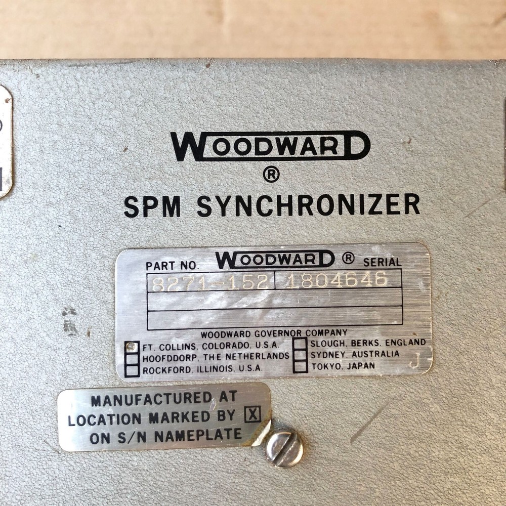 WOODWARD 8271-152 SPM SYNCHRONIZER