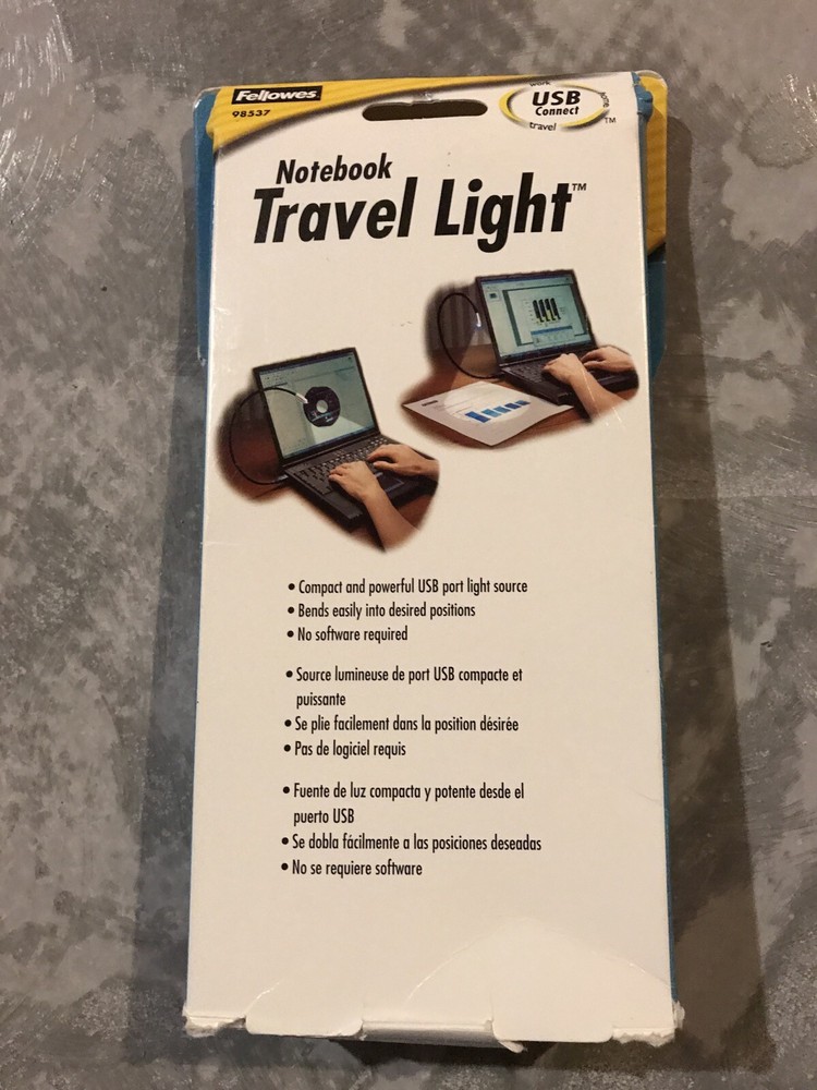 Fellows  - USB  Powered Portable Reading Light, New in Box 