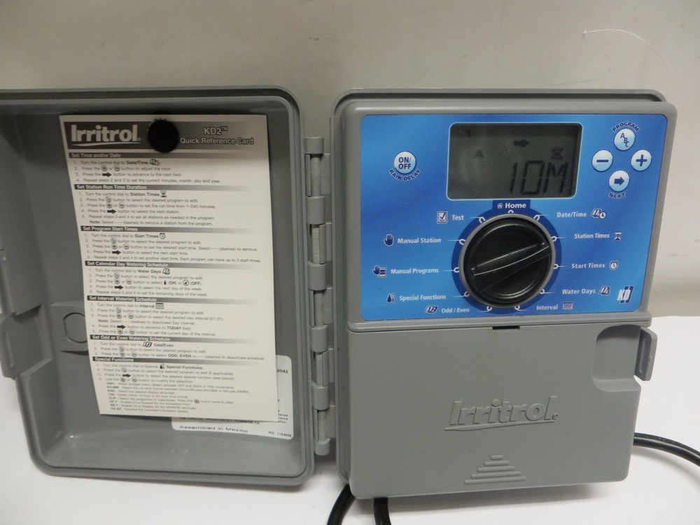 Irritrol KD2 KD900-INT 9 Station Irrigation Controller Sprinkler Timer System