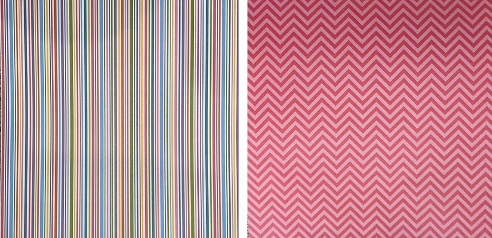 Happy Easter - Easter Stripe, DS scrapbook paper - Reminisce HE040