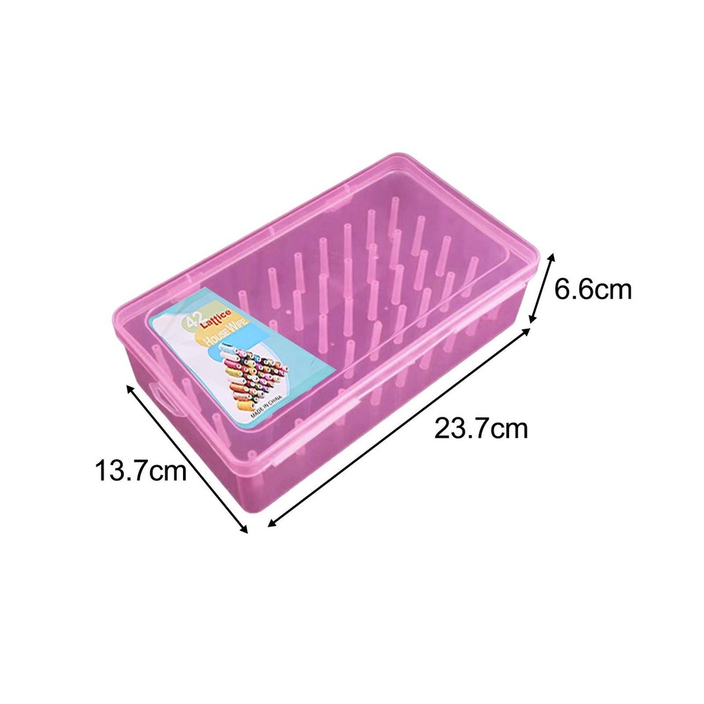 Sewing Thread Storage Box Case DIY Craft Spool Thread Rack for Household