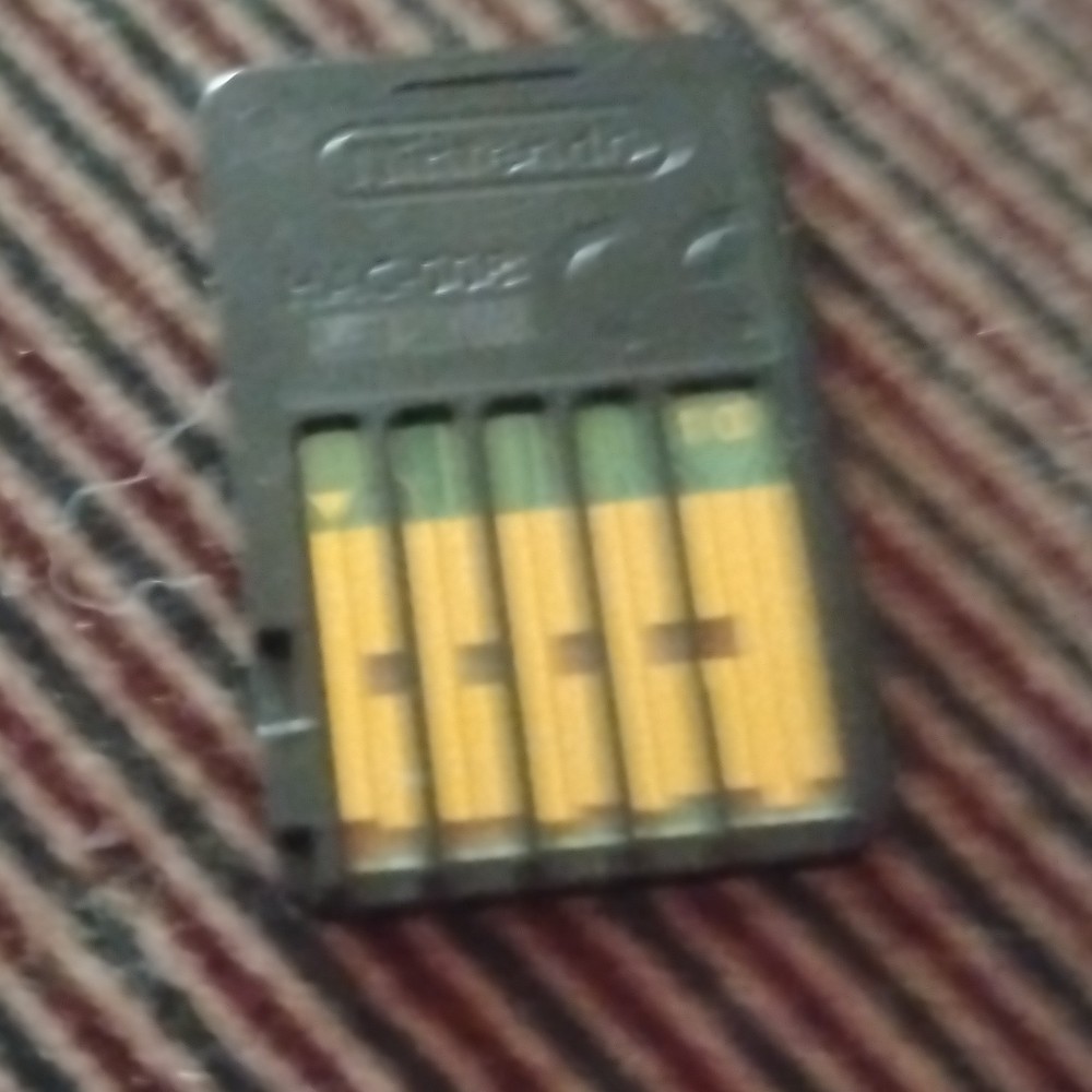 Nintendo GameCube Memory Card Black Console-Specific Accessory