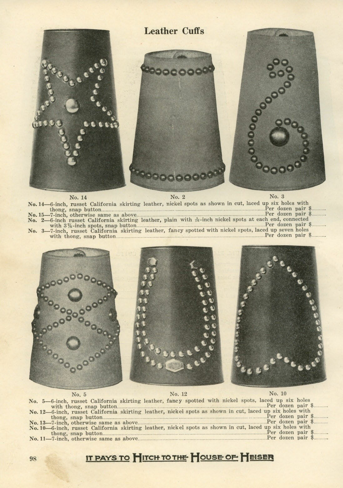 H.H. Heiser Catalog #21 on CD - Saddles, Bits, spurs and much more