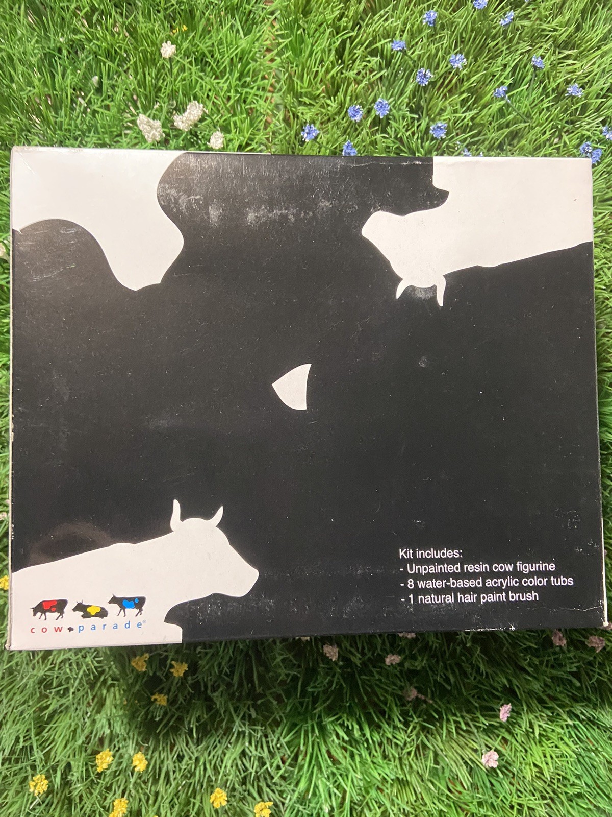 Cow Parade Paint-Your-Own Cow 2003 Complete w/ Box & Tag Item #7257