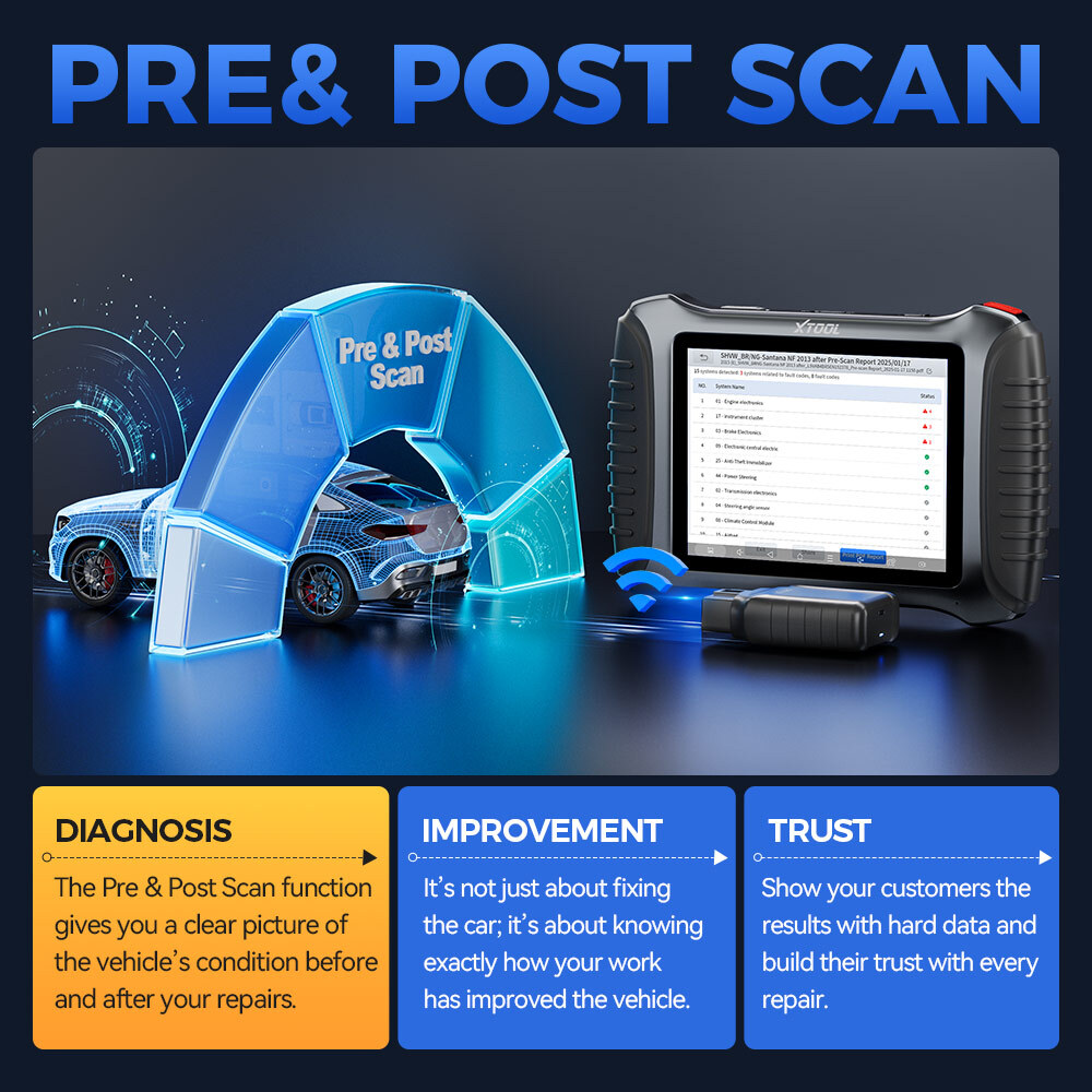 2026 XTOOL IP900BT Bidirectional Scanner Diagnostic Coding Tool Key Programmer