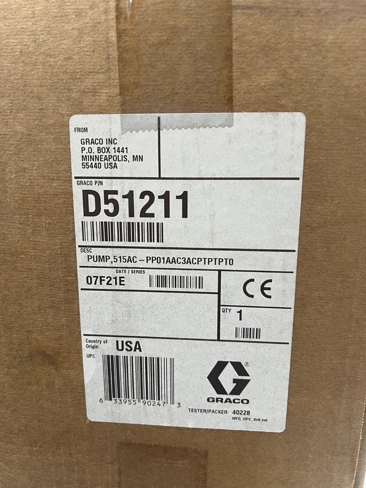 Graco PUMP D51211 HUSKY 515 * NEW *