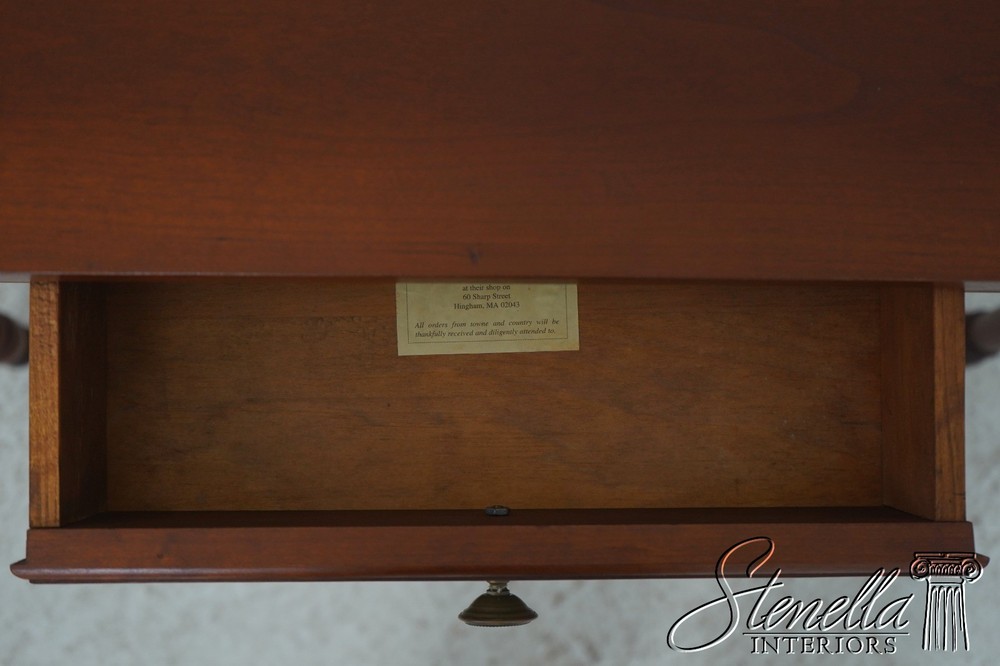 L71845: ELDRED WHEELER Country Cherry Corner Table