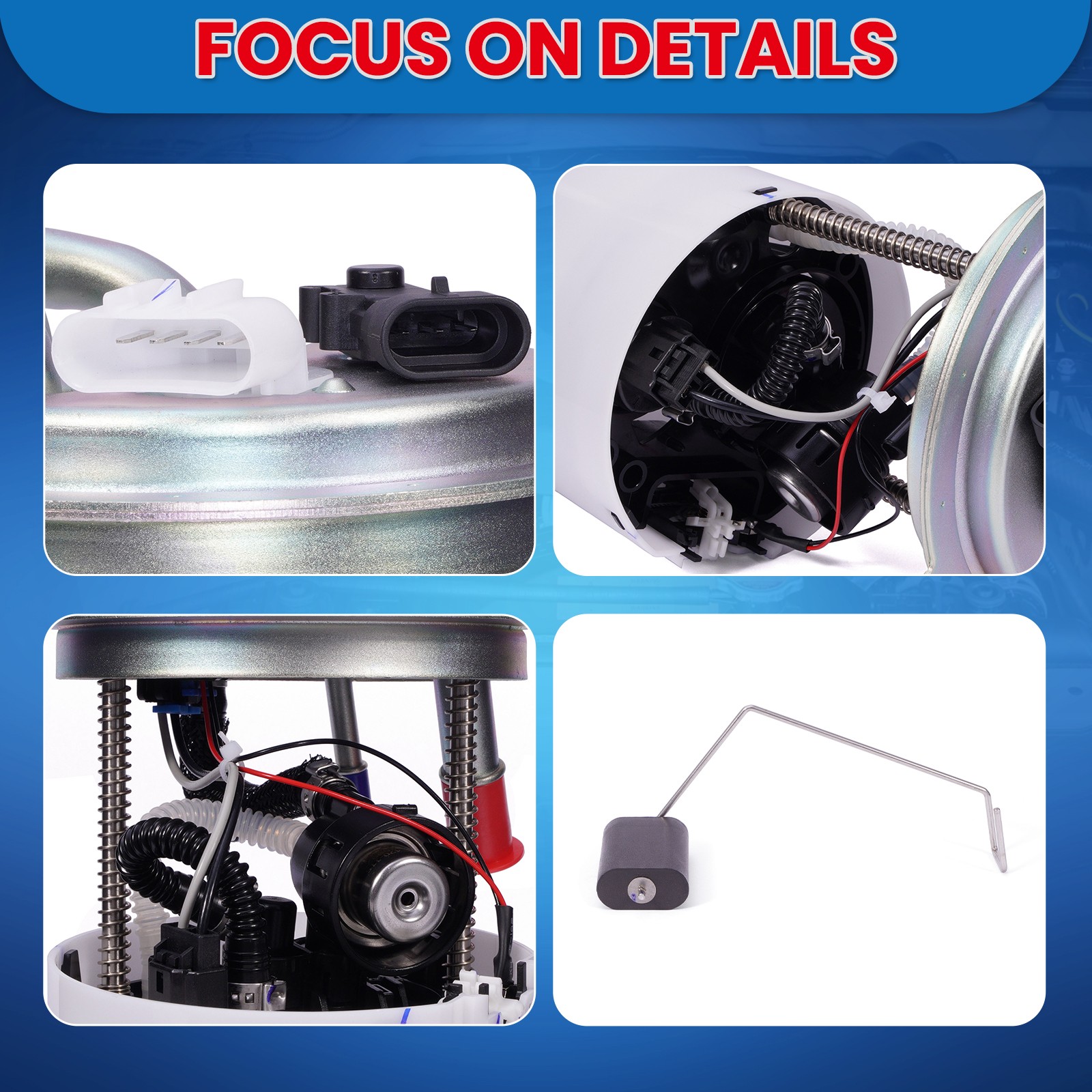 Fuel Pump w/ Sensor for Cadillac Escalade ESV Chevy Avalanche GMC Yukon XL 1500