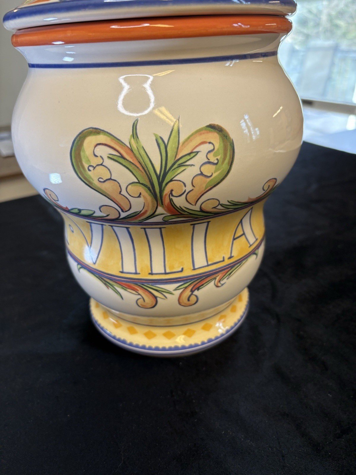 Pfaltzgraff Villa della Luna Della LUNA Ceramic Canister Jar