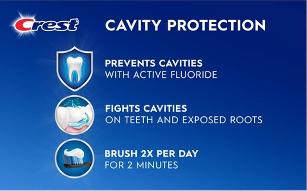 Tartar Protection & Anticavity Toothpaste with Fluoride, Regular Paste, 2.4Oz (P