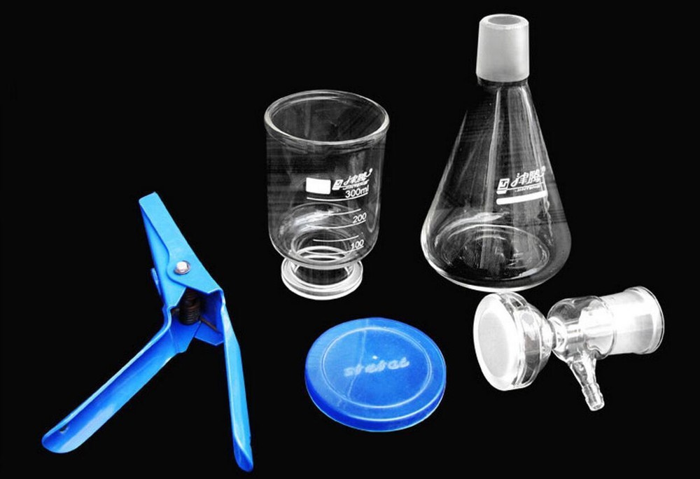 2000ml Vacuum Suction Filter Flask Device Lab Buchner Filting Apparatus 1pc