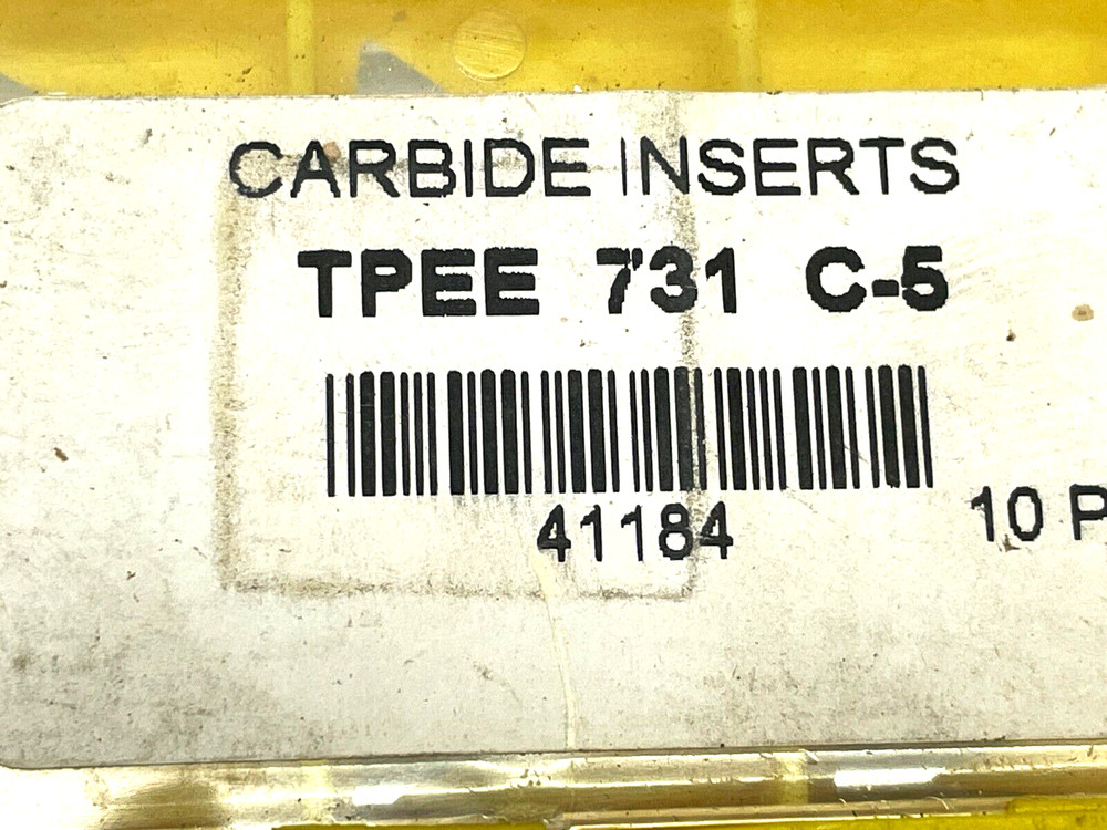 TPEE 731 C-5 Carbide Inserts PKG OF 10
