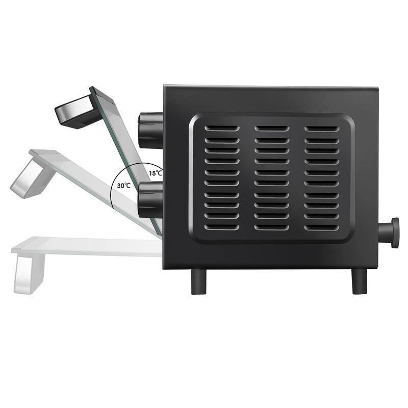 4 Slice Toaster Oven Baking Rack Pan Adjustable Timer 1050W Multi Function New