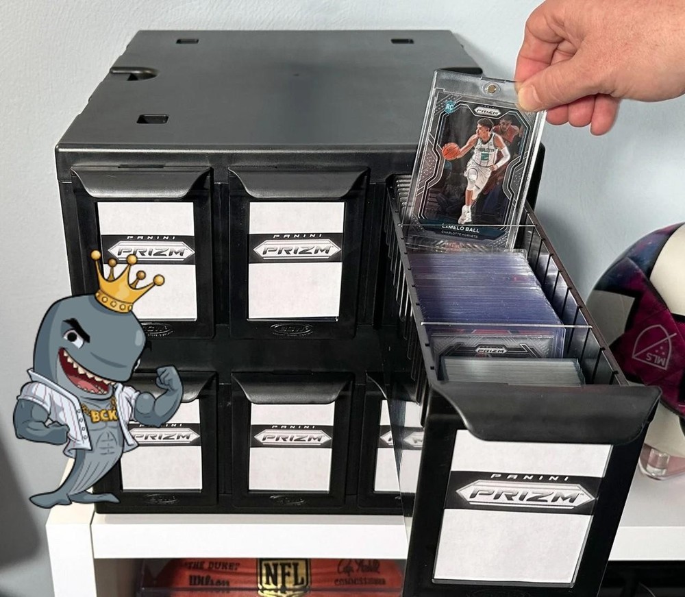 BCW 6 Drawer Card Catalog - Black FREE SHIP