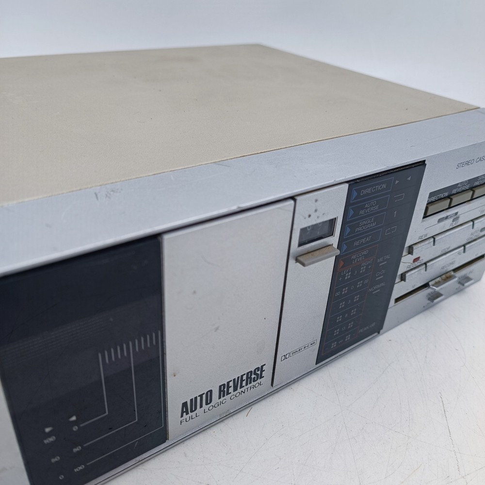Sharp RT-118 Stereo Cassette Recorder Deck Auto Reverse Full Logic Control