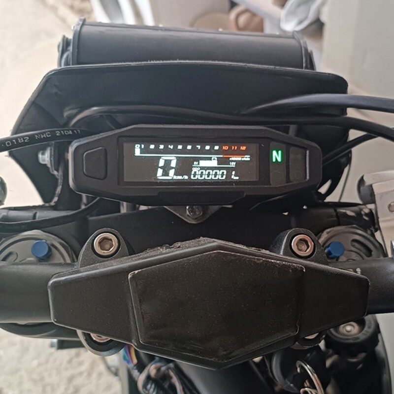 Inductive Speedometer Stroke Tachometer for Motorcycle Colored Display