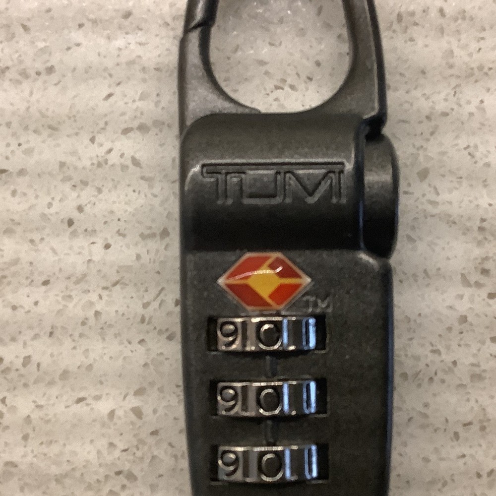 Preowned Seven 7 Tumi Combination Lock Baggage Luggage
