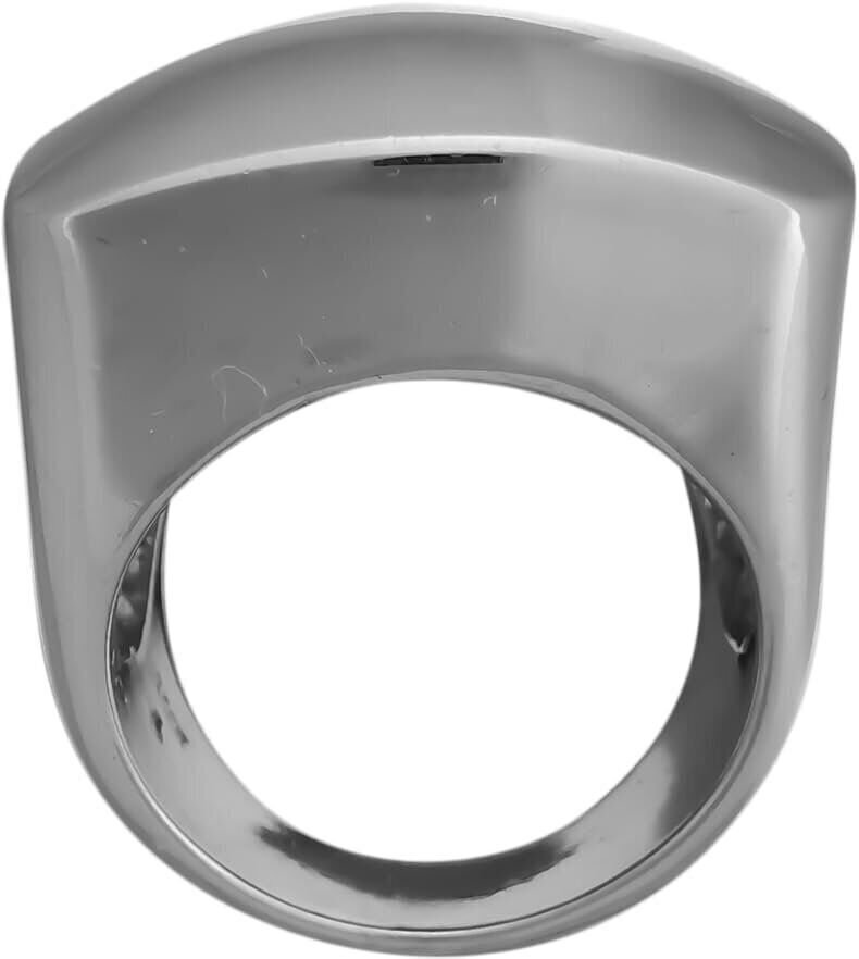 High Polish Square Dome Ring