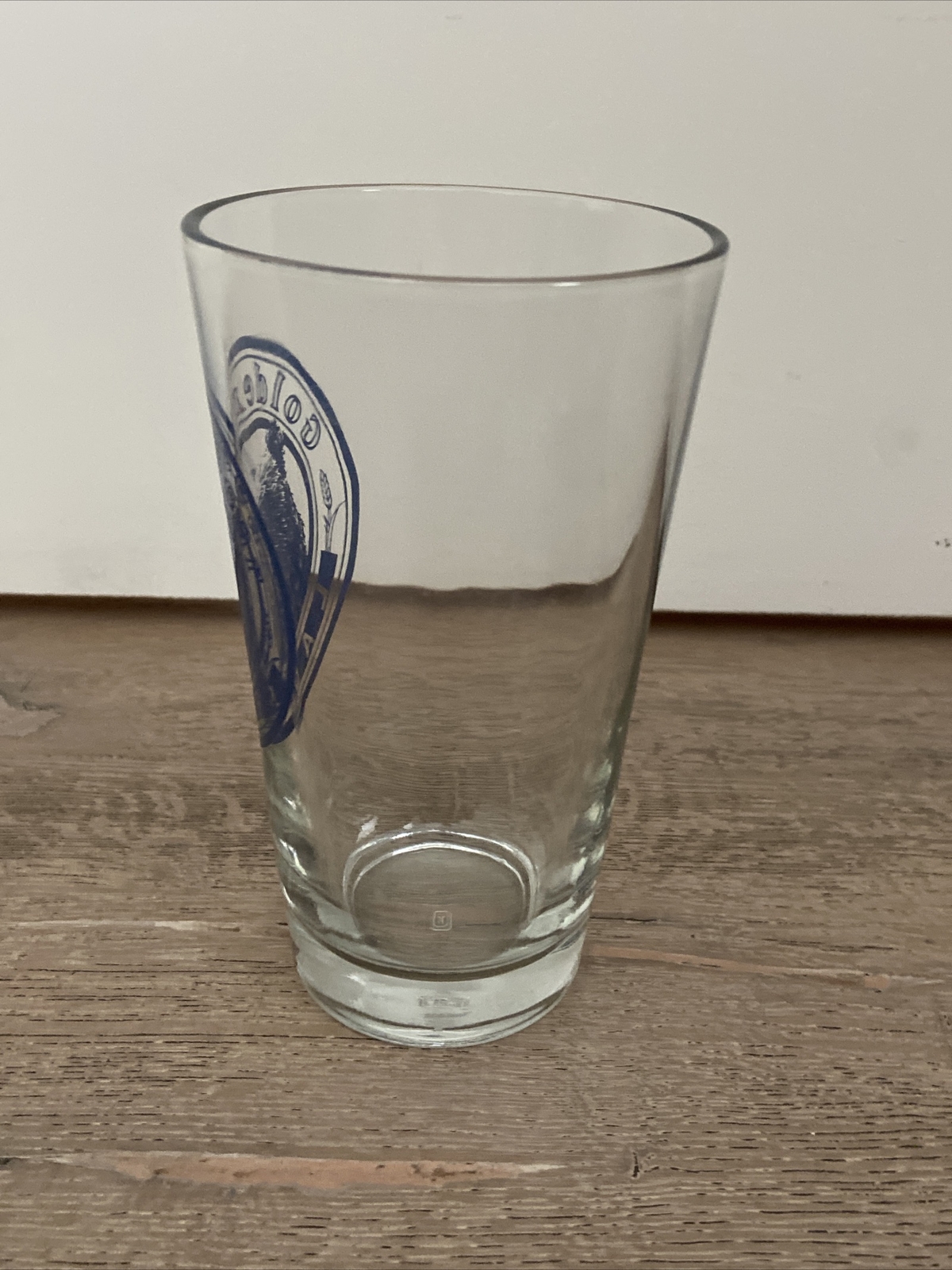 Vintage Golden Bear Lager Beer Pint Glass Golden Pacific Brewing Berkley CA