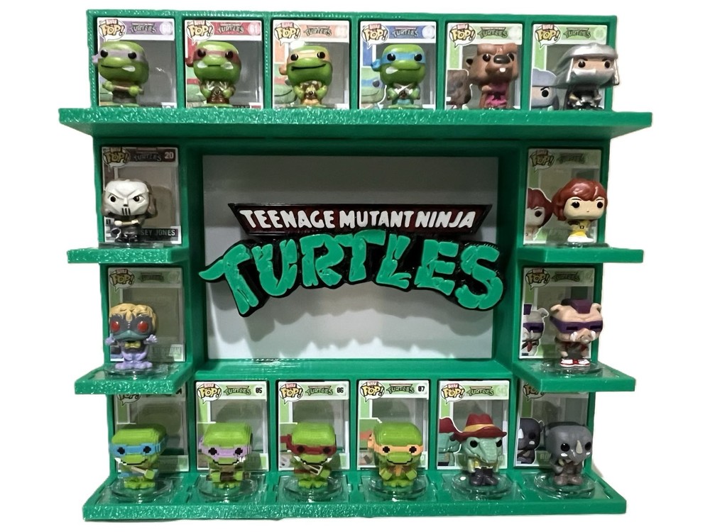 Teenage Mutant Ninja Turtles Bitty Pop Display (Breakout Series) (3D Printed)