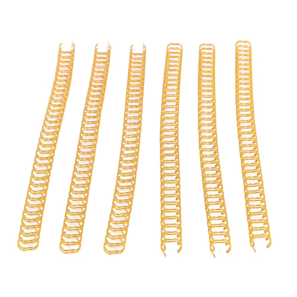 100Pcs Double Loop Wire Binding Spine Durable Set Kit For A4 Paper Popular