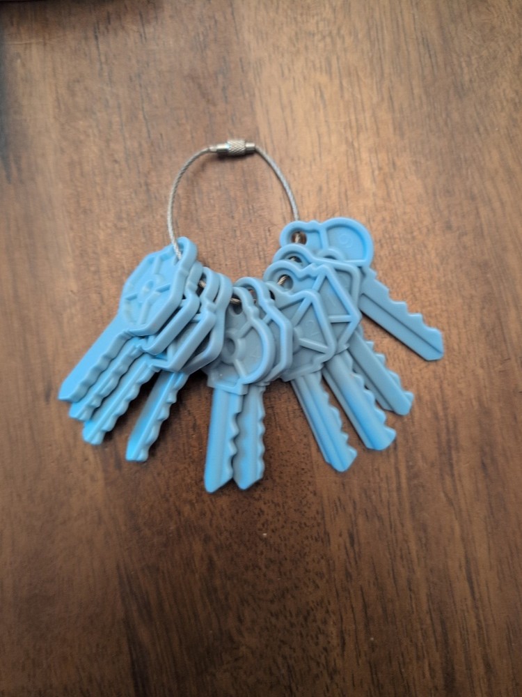 Number Learning Locks & Keys Educational Learning Incomplete *Missing Lock #2*