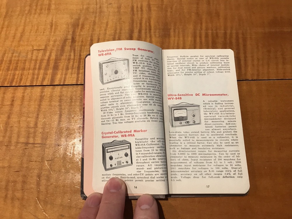 RCA Tube Pocket Reference Catalog Book Guide Electronics 1959 Socket Diagrams