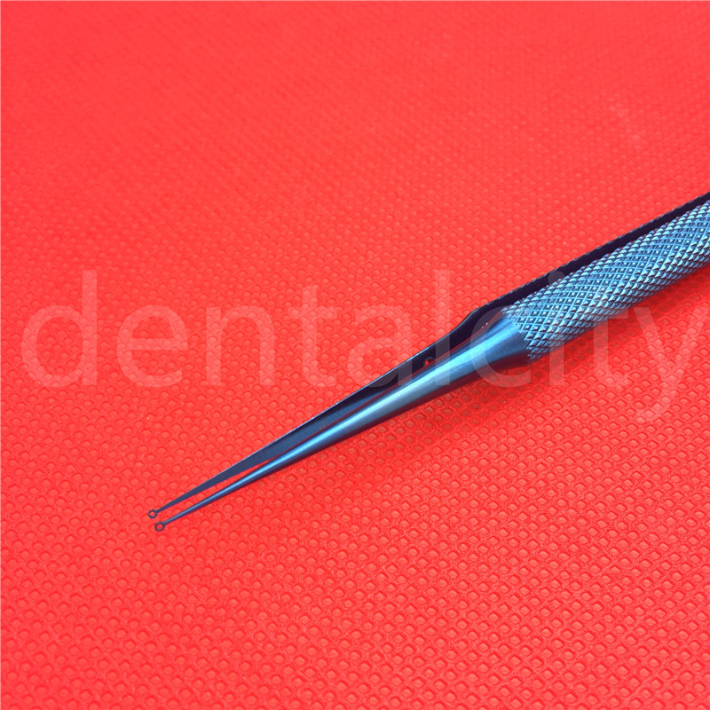 Best Titanium Ringtip Forceps Ent Plastic Surgery Micro Fine Whole Ring Tip