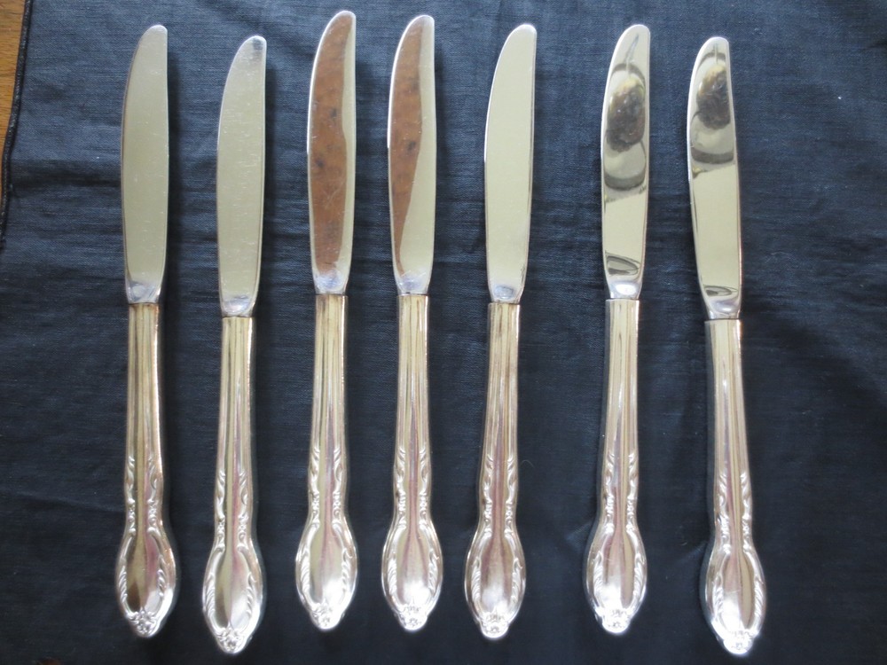 46 Pc. ROGERS & BROS. EXTRA PLATE Original Rogers SILVERPLATE FLATWARE for -8